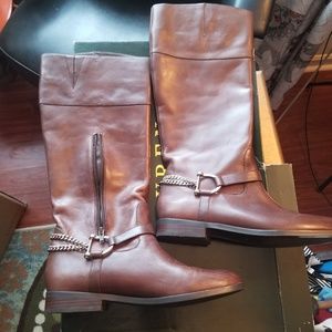 Ralph Lauren WomensJacqui Chain Riding Boot
